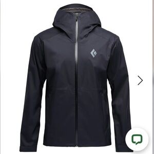 Black Diamond Men's Stormline Raincoat Size Small